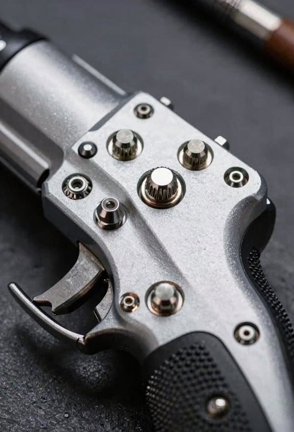 handle contour optimizes riveting comfort