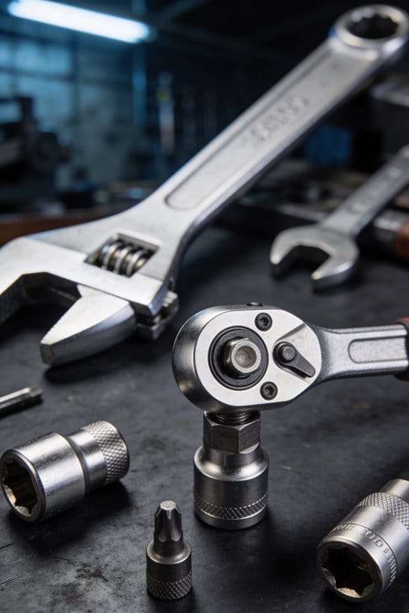 tools arranged for efficiency